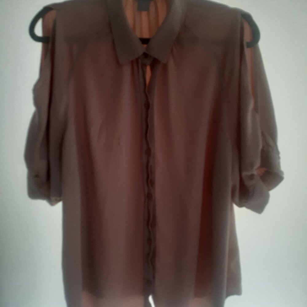 DIRTY PINK CHICOS WOMENS BLOUSE